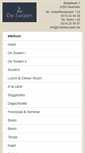 Mobile Screenshot of hoteldeswaen.be